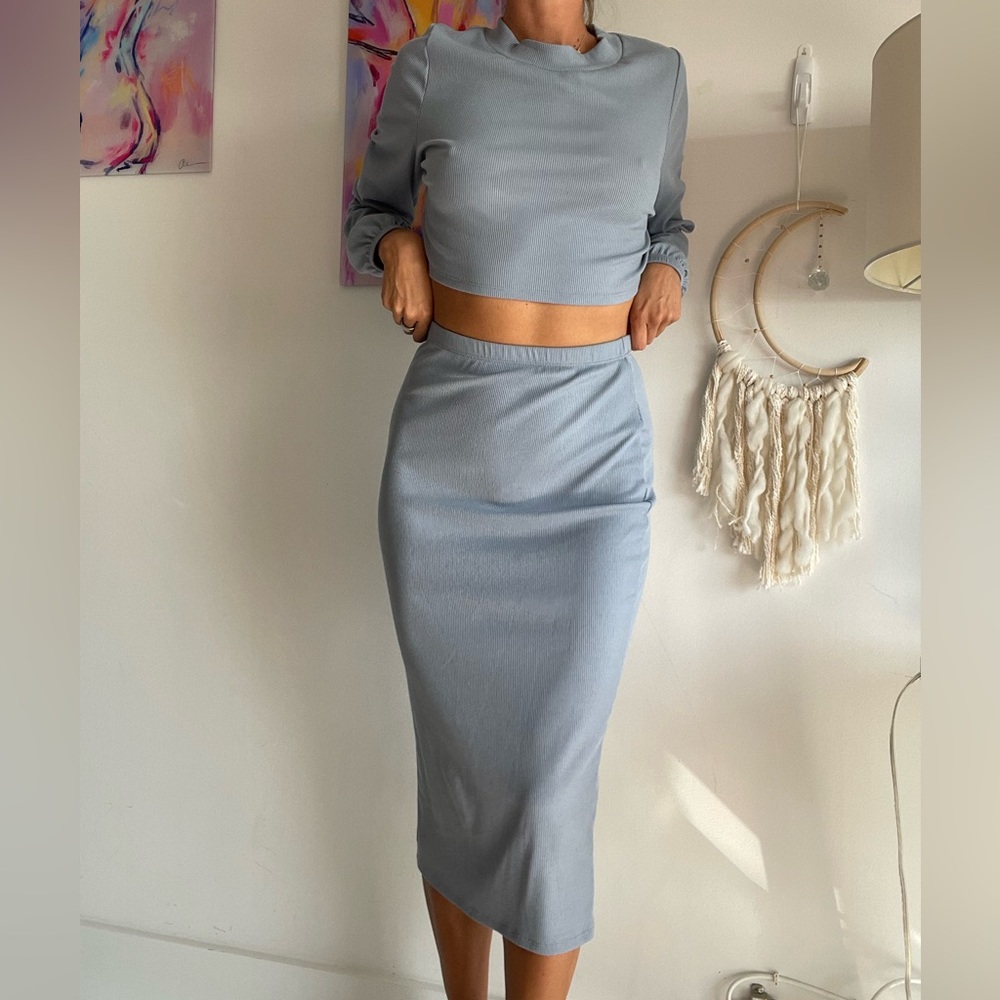 Cute light blue set